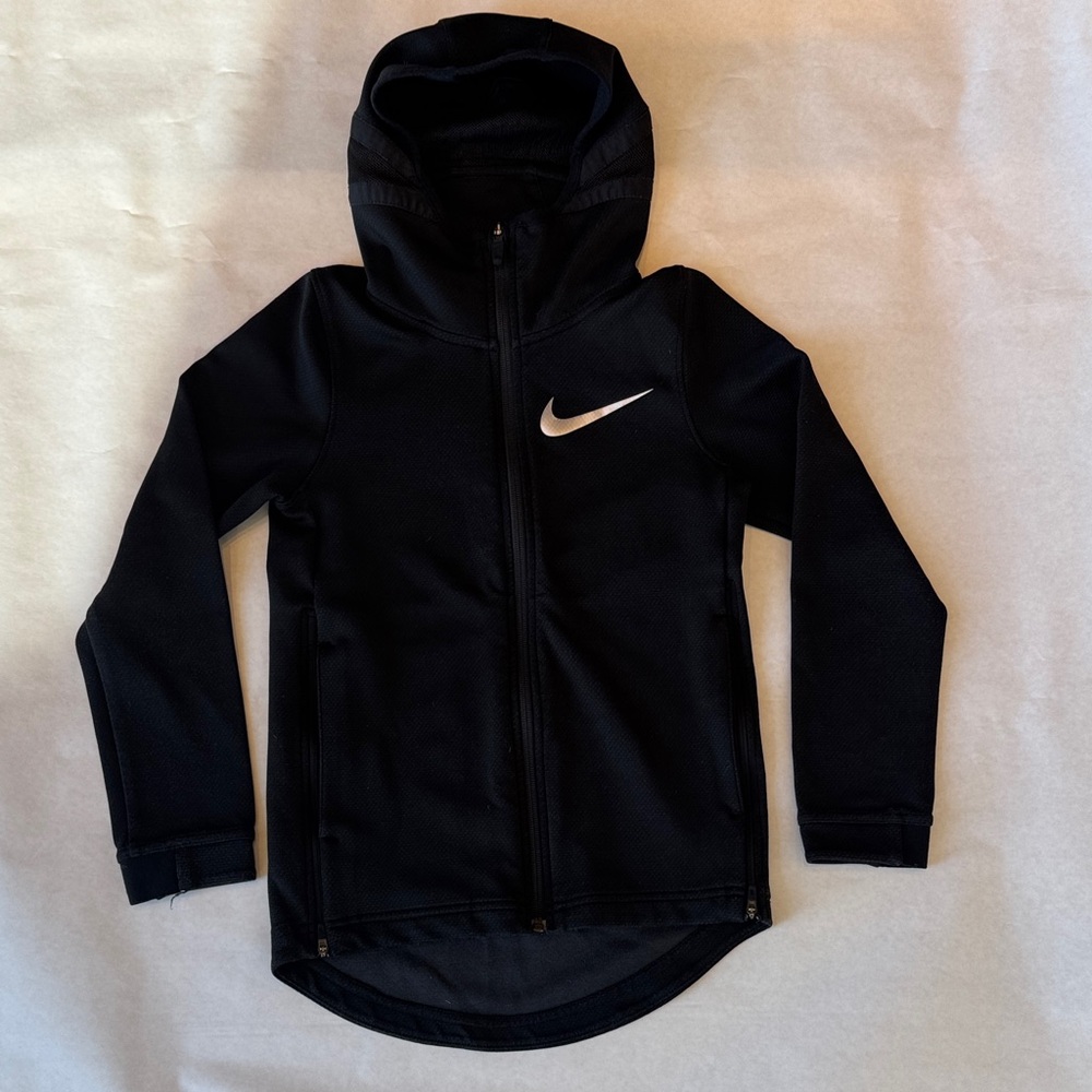 Nike Kids Black Zip-Up Hoodie